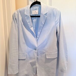 Stradivarius Soft Blue Women's Blazer Size S